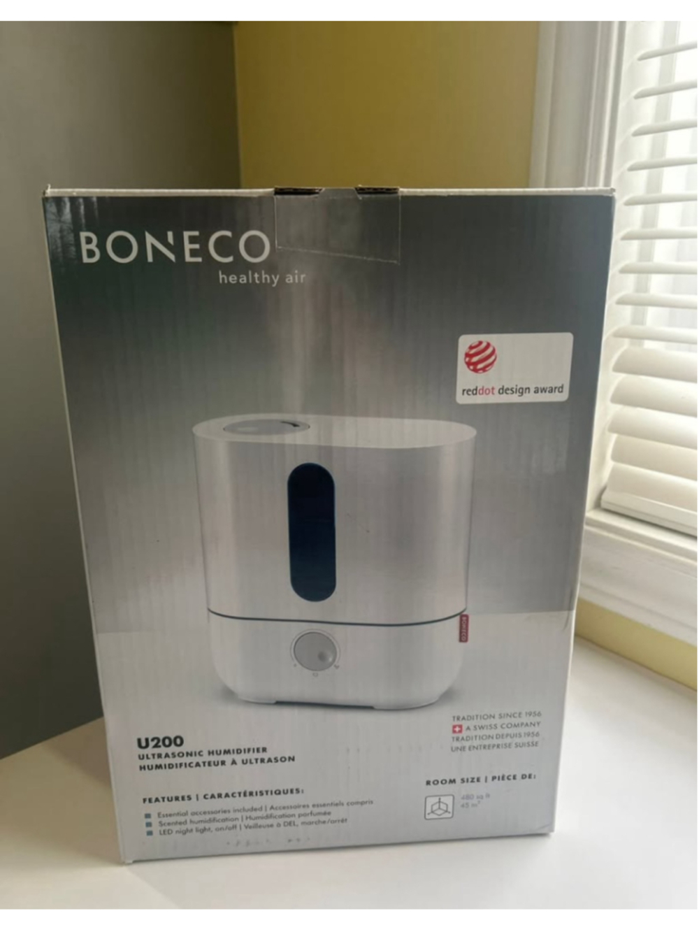 BONECO U200 Ultrasonic Humidifier White